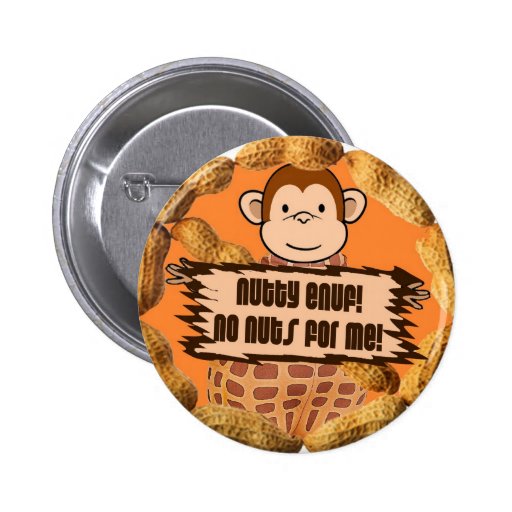 No Nuts for Me Button
