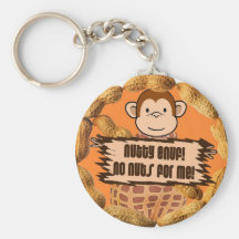 No Nuts for Me Keychain