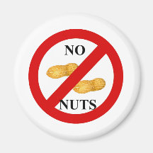 No nuts fridge magnets