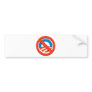 NO "O" / No Obama Bumper Sticker