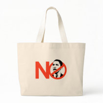 No Obama / Anti-Obama T-shirts Canvas Bag