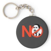 No Obama / Anti-Obama T-shirts Keychain