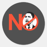 No Obama / Anti-Obama T-shirts Sticker