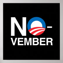 NO OBAMA IN NOVEMBER POSTERS