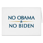 NO OBAMA NO BIDEN CARD