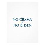 NO OBAMA NO BIDEN CUSTOM LETTERHEAD