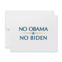 NO OBAMA NO BIDEN INVITATIONS