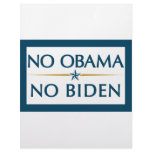 NO OBAMA NO BIDEN PERSONALIZED LETTERHEAD