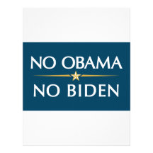 NO OBAMA NO BIDEN LETTERHEAD