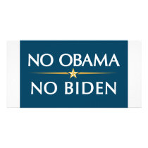 NO OBAMA NO BIDEN PHOTO CARDS