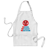 NO OBAMA NO FASCIST NO DICTATOR (v133x) Apron