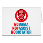 NO OBAMA NO FASCIST NO DICTATOR (v133x) cards