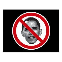 No Obama Post Card