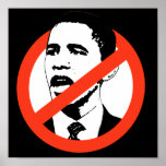 No Obama Poster / Customize your text posters