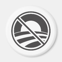 No Obama Refrigerator Magnet
