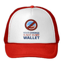 No Obama: Your Change Is Not In My Wallet Trucker Hats