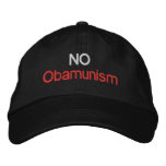 NO Obamunism 1.0 Embroidered Hats