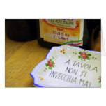 No One Grows Old At the Table Greeting Cards