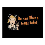 No One Likes a Tattle Tale Post Card