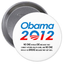 No one should go broke because they get sick pin