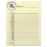 No Ordinary Cats Day Planner letterhead