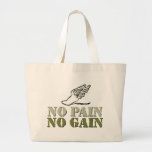 No Pain No Gain - Running Canvas Bag