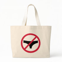 No panties canvas bag