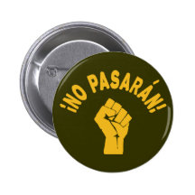 No Pasaran - They Shall Not Pass Pins