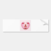 No pen or brush used for this SWEET HEART Bumper Stickers