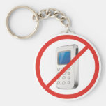 No Phone Zone Key Chains
