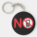 No Phone Zone Keychain
