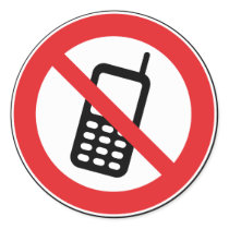 No phones cellphones allowed Stickers