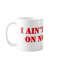 No Plane Coffee Mug