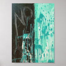 NO Poster by Kathy Augustine