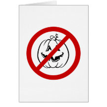 no-pumpkins greeting card