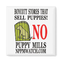 No Puppy Mills Magnet