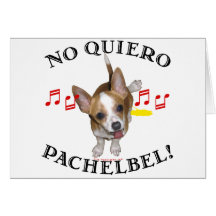 No Quiero Pachelbel Cards