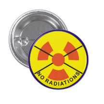 no radiations badge pin