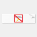 no rain - no thunderstorm bumper sticker