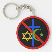 No Religion Key Chain