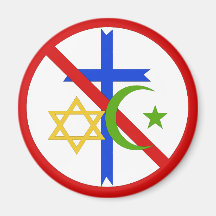 No Religion Refrigerator Magnets