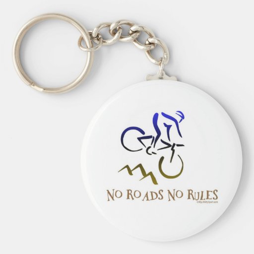 NO ROADS NO RULES KEY CHAINS