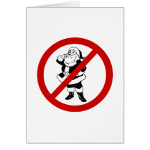 no-santa-clause greeting cards