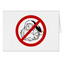 no-santa greeting card