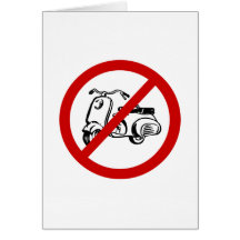 no-scotters greeting card