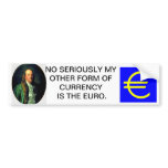 NO SERIOUSLY MY OTHER FORM O... BUMPER STICKER