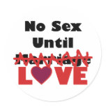 No Sex Until [Marriage] Love stickers
