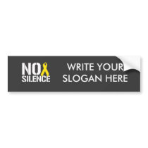 NO SILENCE - BUMPER STICKERS