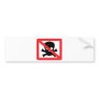 No Skulls Bumper Stickers