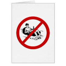 no-slackers greeting card